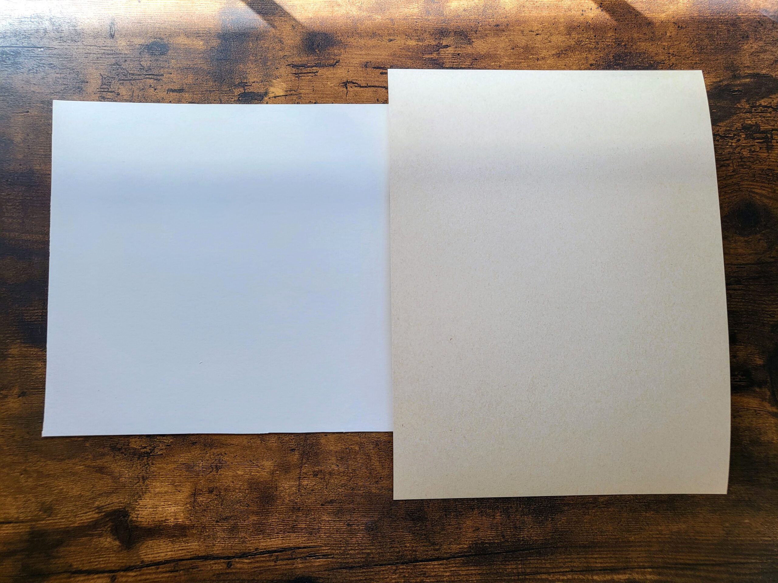 These are the lightest colors that the papers are available in.