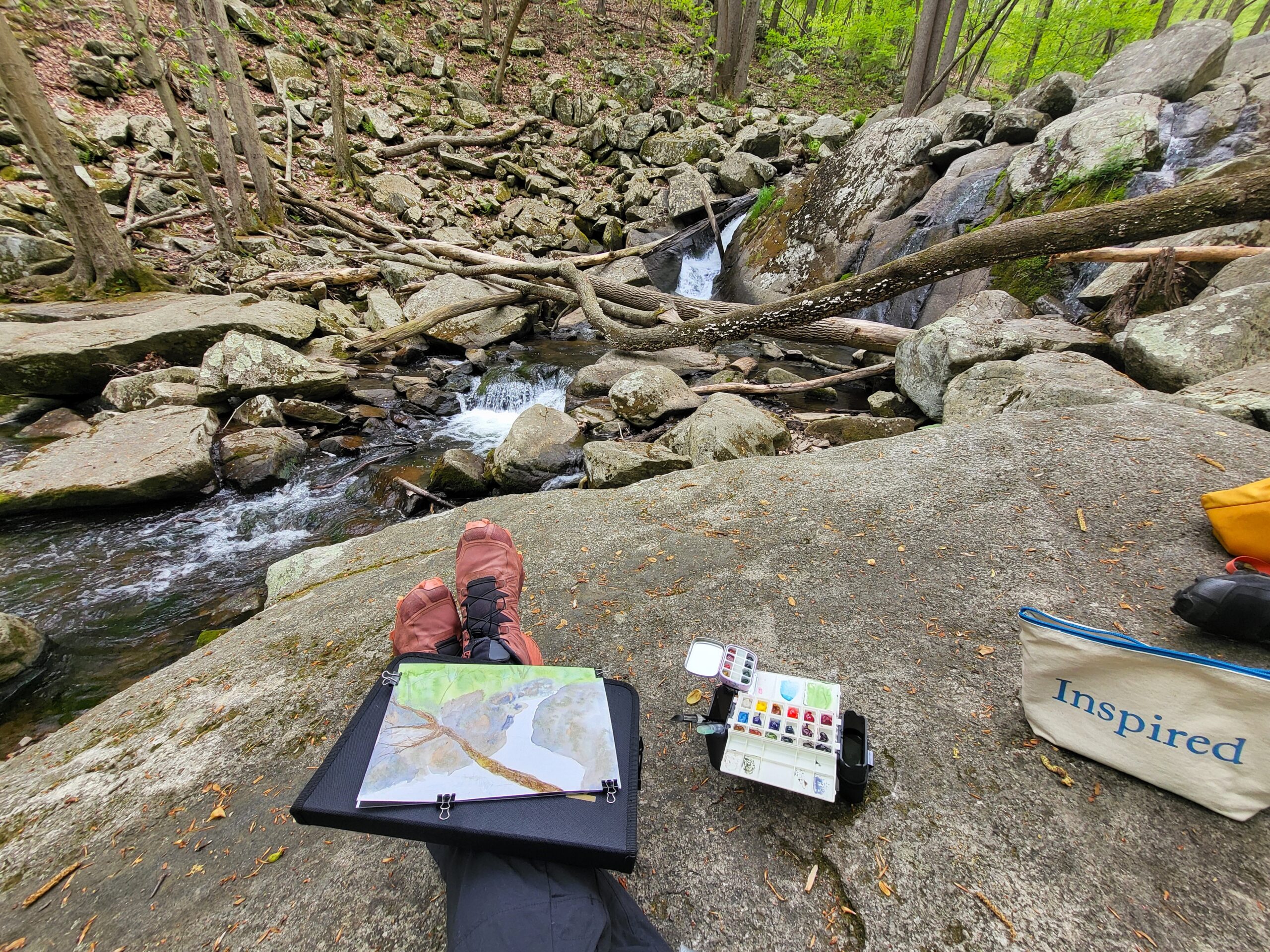 Plein Air Painting and Hiking
