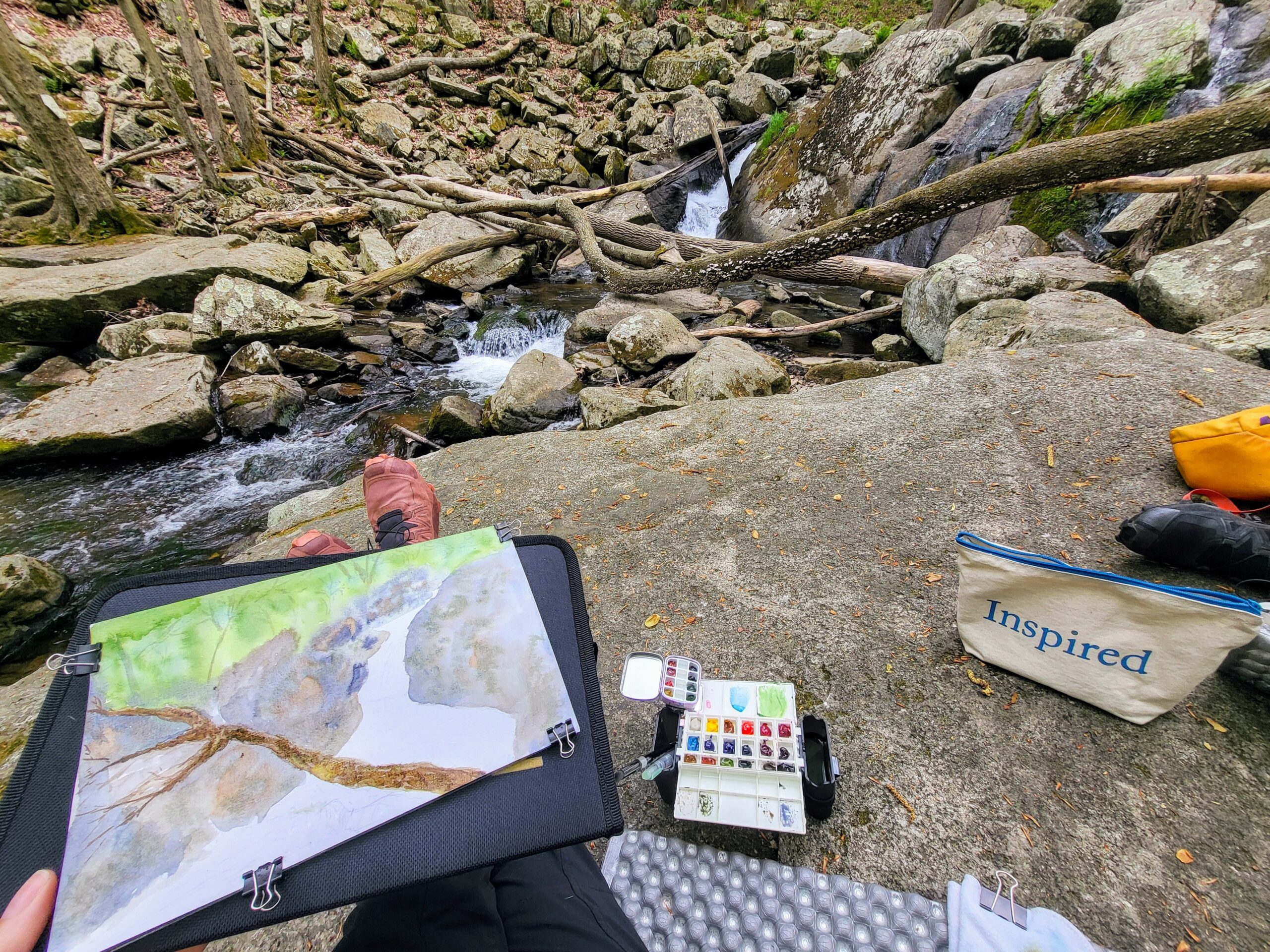 Plein Air Painting and Hiking